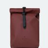 Bags * | Rains Rolltop Mini Maroon