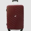 Bags * | Jett Black Merlot Maze Luggage Set Deep Red