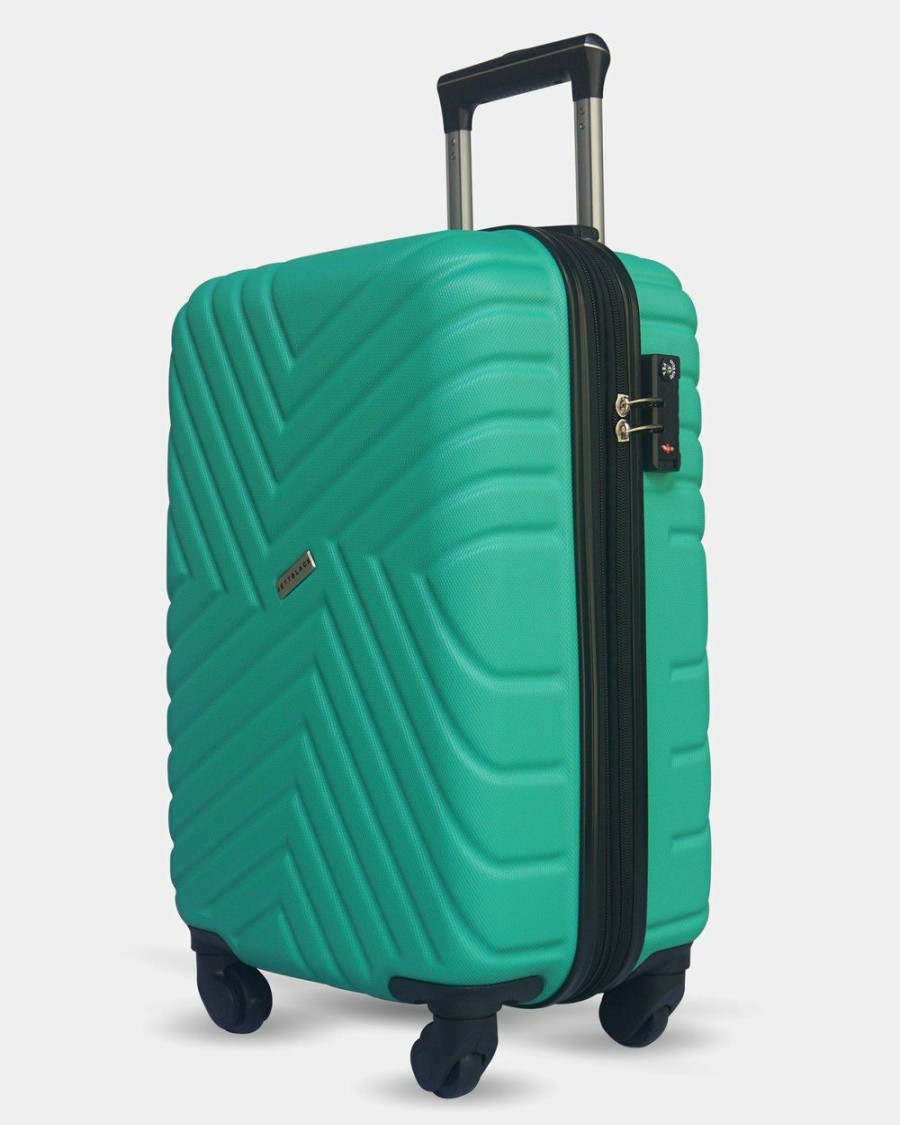 Bags * | Jett Black Emerald Maze Medium Suitcase Green