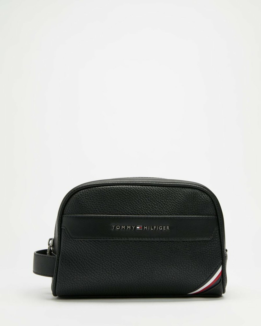 Bags * | Tommy Hilfiger Downtown Washbag Black