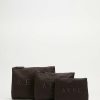 Bags * | Aere Organic Canvas Pouch Set Charcoal