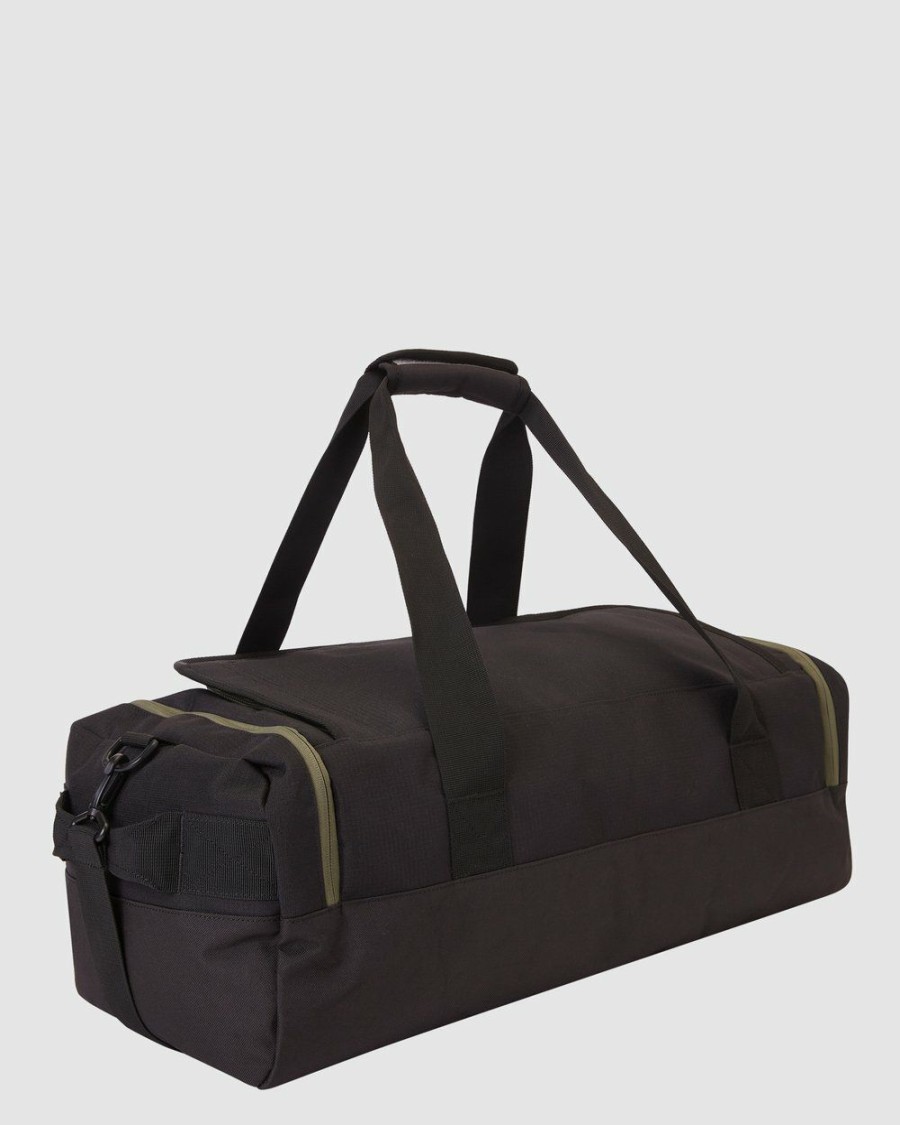 Travel Bags * | Quiksilver Shelter 40 L Large Duffle Bag Black/Thyme