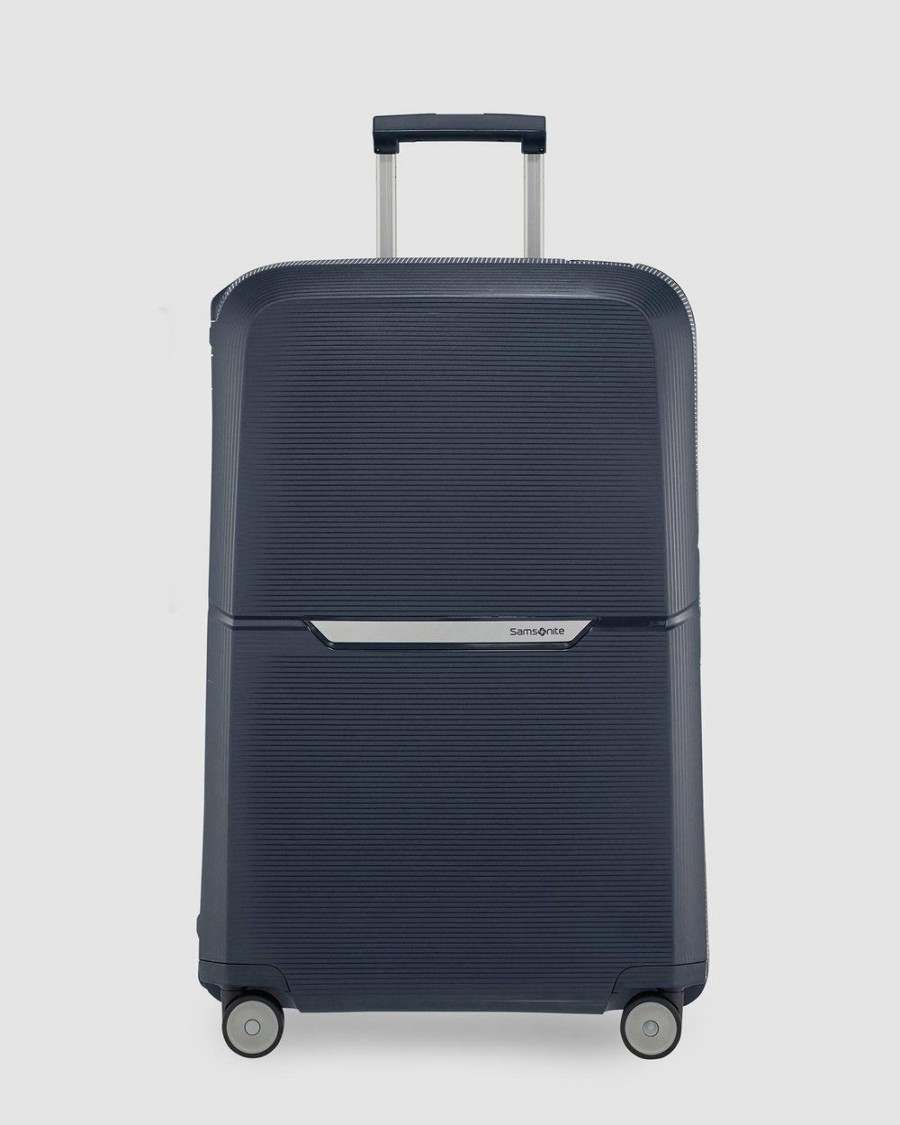 Travel And Luggage * | Samsonite Magnum Spinner 75 Dark Blue