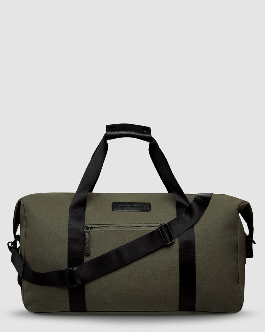 Bags * | Status Anxiety Everything I Wanted Duffle Bag Khaki Canvas