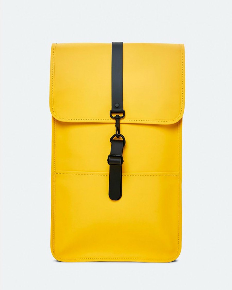 Bags * | Rains Backpack Yellow