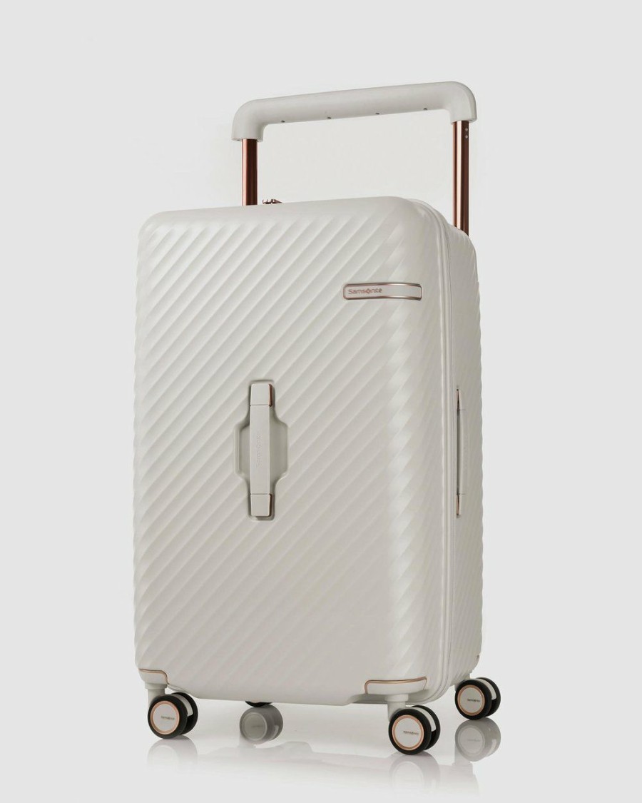 Travel And Luggage * | Samsonite Stem Spinner 70Cm Trunk Ivory