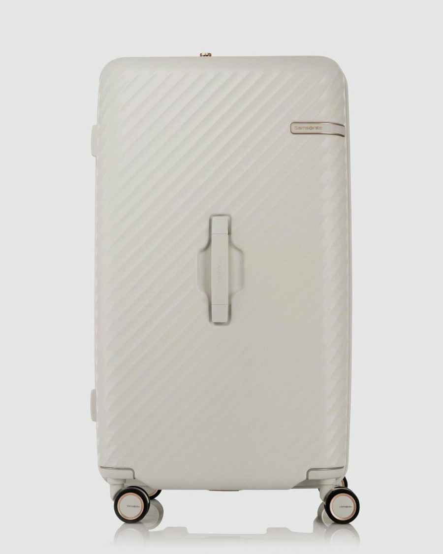 Travel And Luggage * | Samsonite Stem Spinner 70Cm Trunk Ivory