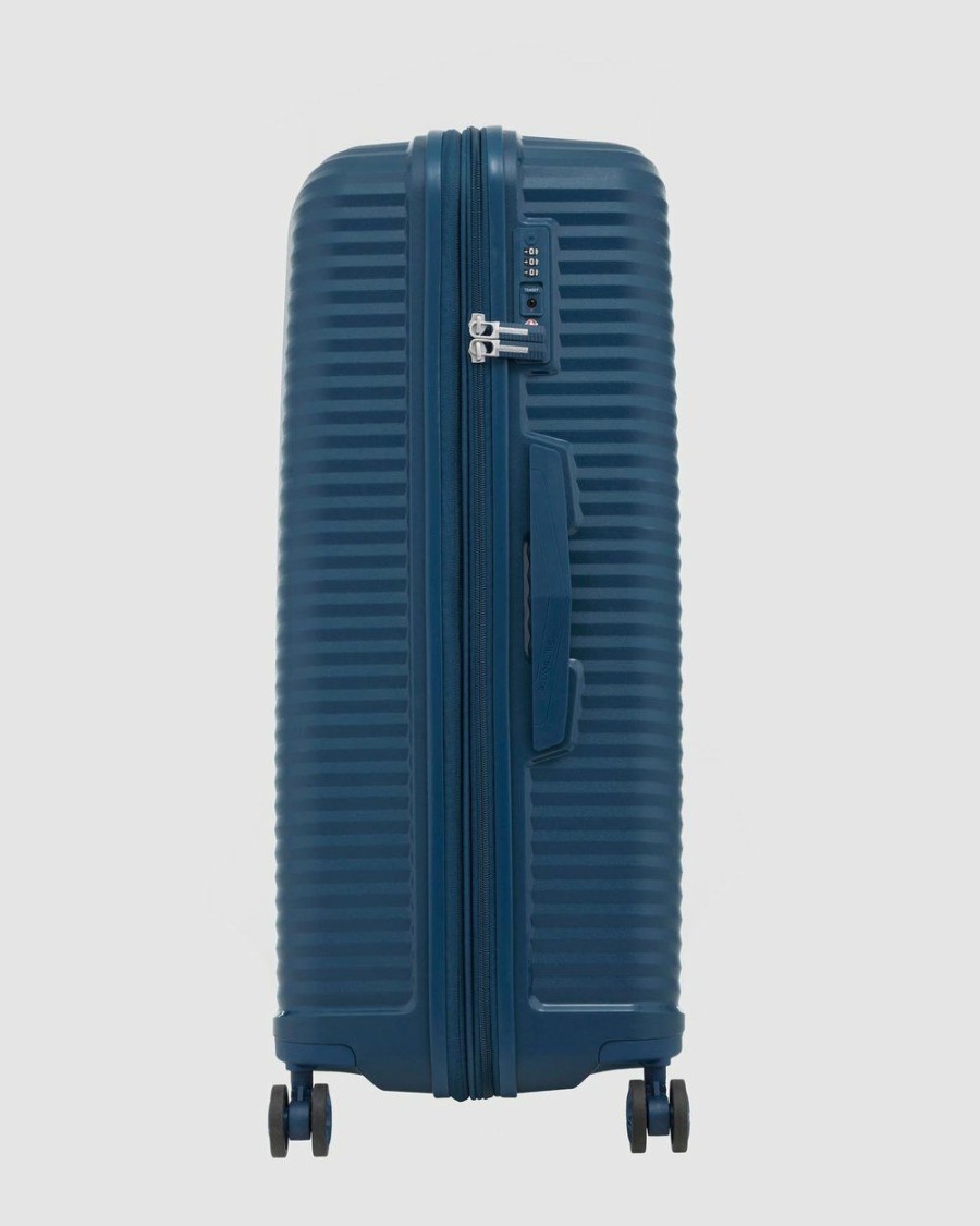 Travel And Luggage * | Samsonite Varro Spinner 68Cm Case Peacock Blue