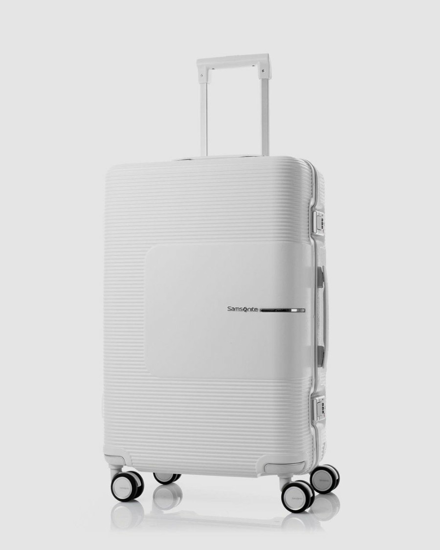 Travel And Luggage * | Samsonite Tri-Tech Spinner 68 Fr Matte White