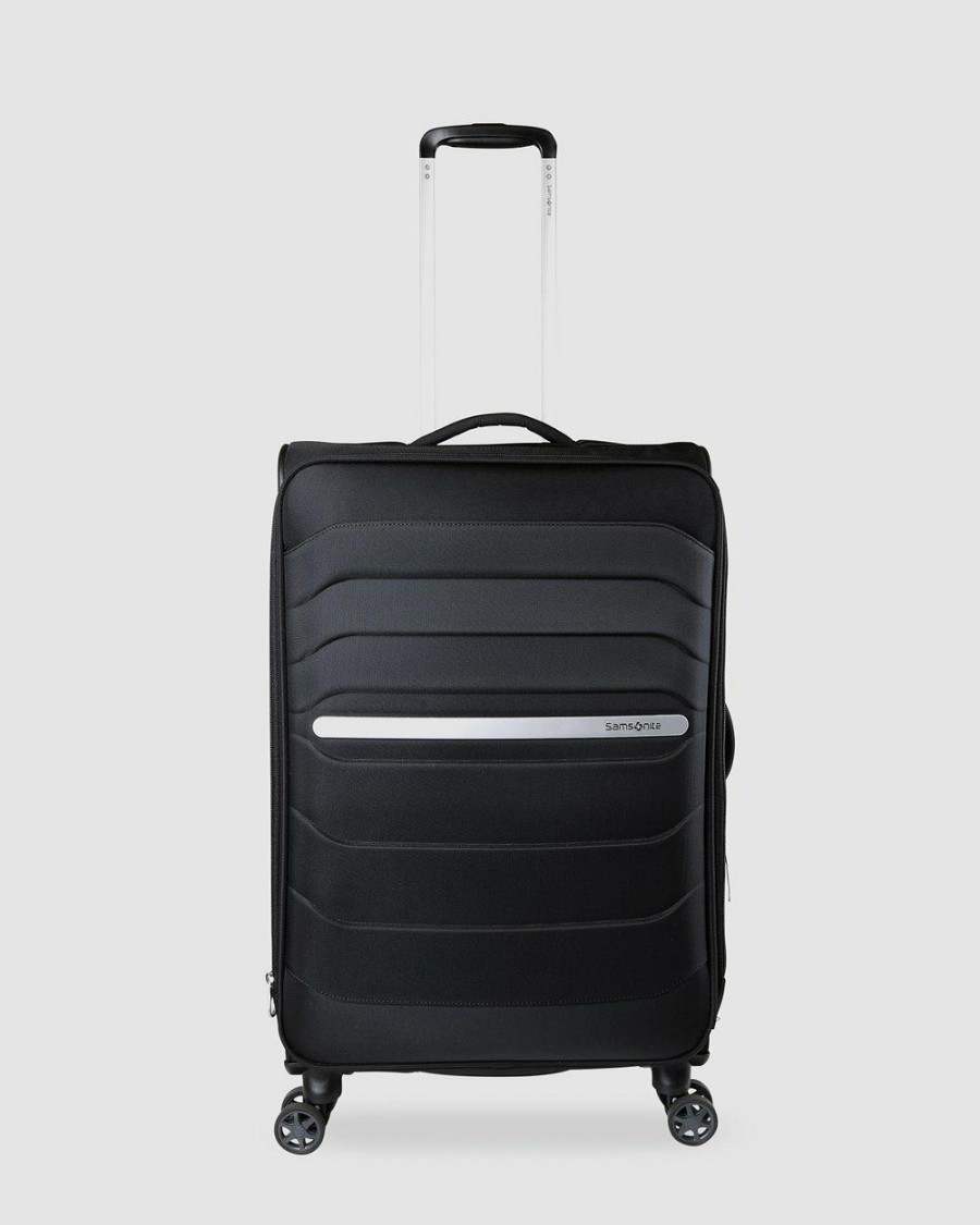 Travel And Luggage * | Samsonite Octolite Ss Spinner 71/26 Exp-C Black