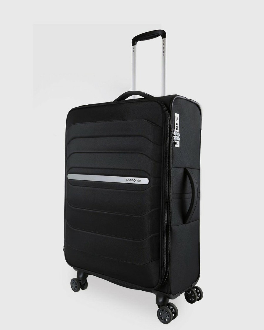 Travel And Luggage * | Samsonite Octolite Ss Spinner 71/26 Exp-C Black