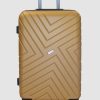 Bags * | Jett Black Sahara Maze Large Suitcase Golden