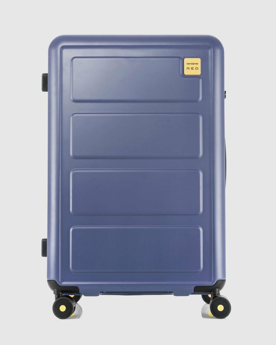 Travel And Luggage * | Samsonite Red Toiis L 75Cm Spinner Case Expandable Marine Blue