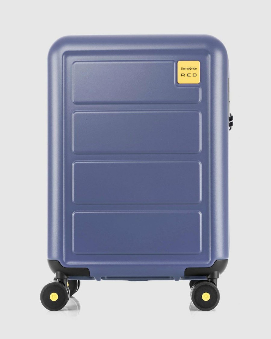 Travel And Luggage * | Samsonite Red Toiis L 55Cm Spinner Case Expandable Marine Blue