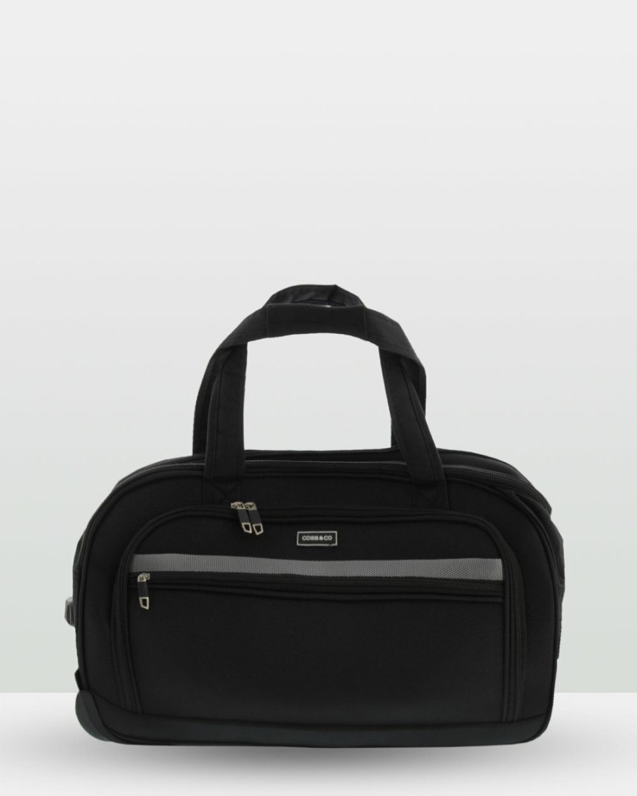 Travel And Luggage * | Cobb & Co Devonport Small Wheel Bag Black