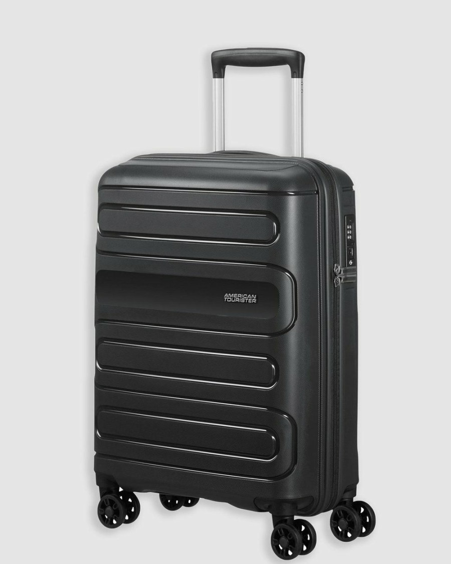 Travel And Luggage * | American Tourister Sunside Spinner 55/20 Expandable Black