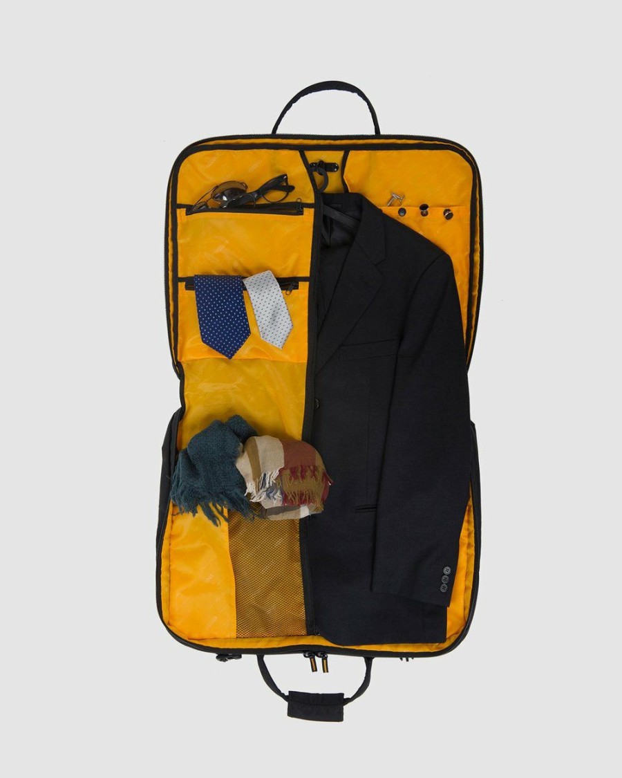 Travel Bags * | American Tourister At Accessories Smart Garment Bag Black & Yellow