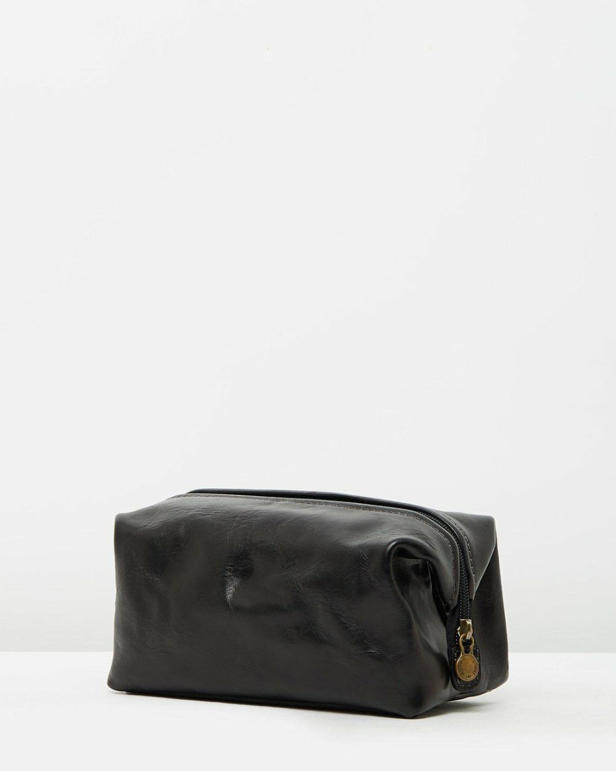 Bags * | Republic Of Florence The Uno Dopp Kit Black