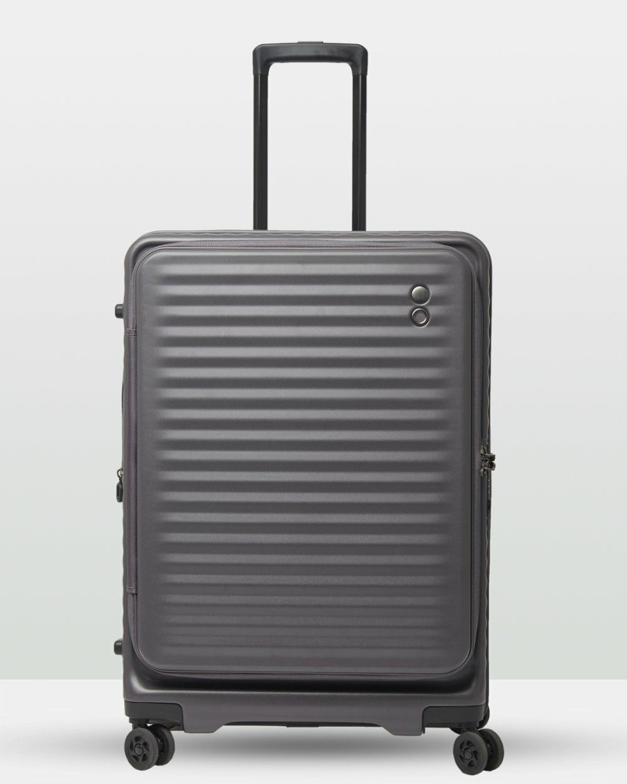 Travel Bags * | Echolac Japan Birmingham Echolac Large Case Grey