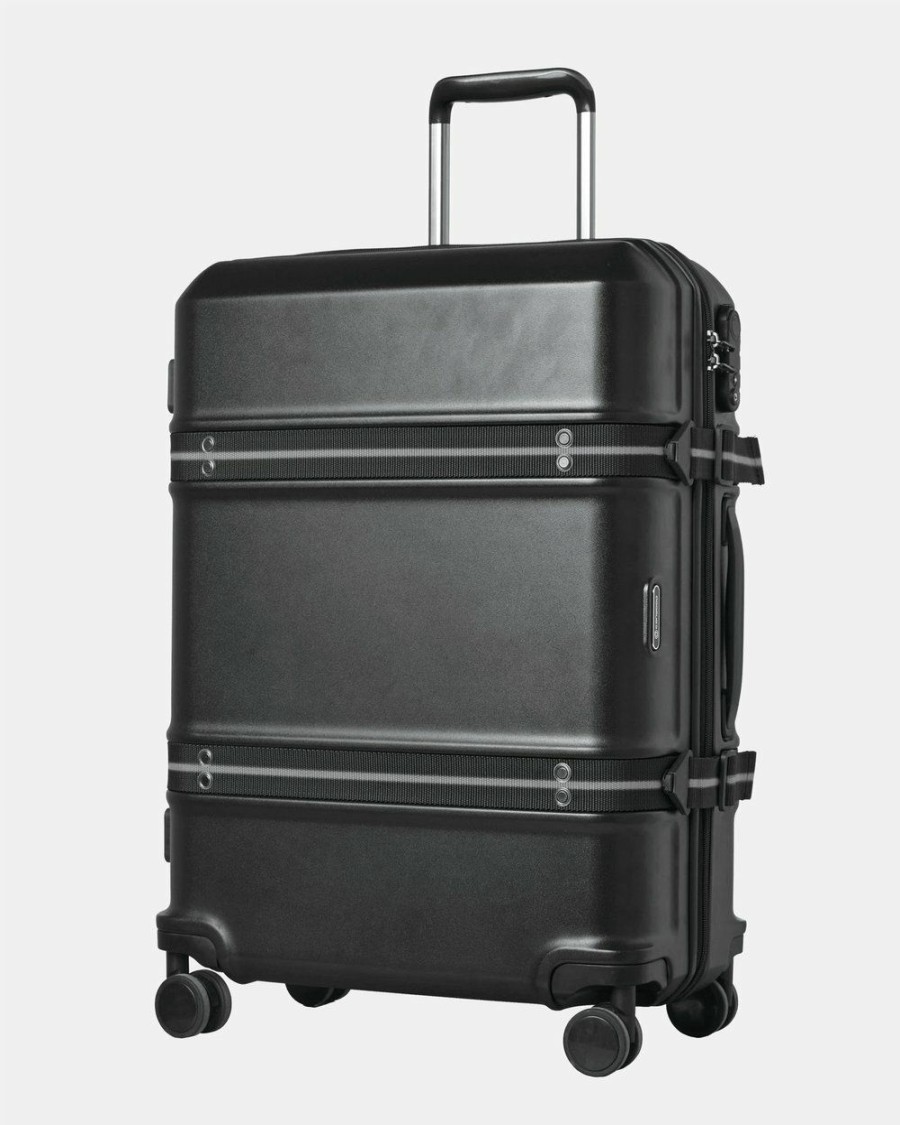 Travel And Luggage * | Cobb & Co Sydney Polycarbonate Large Hard Side Case Black