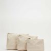 Bags * | Aere Organic Canvas Pouch Set Natural