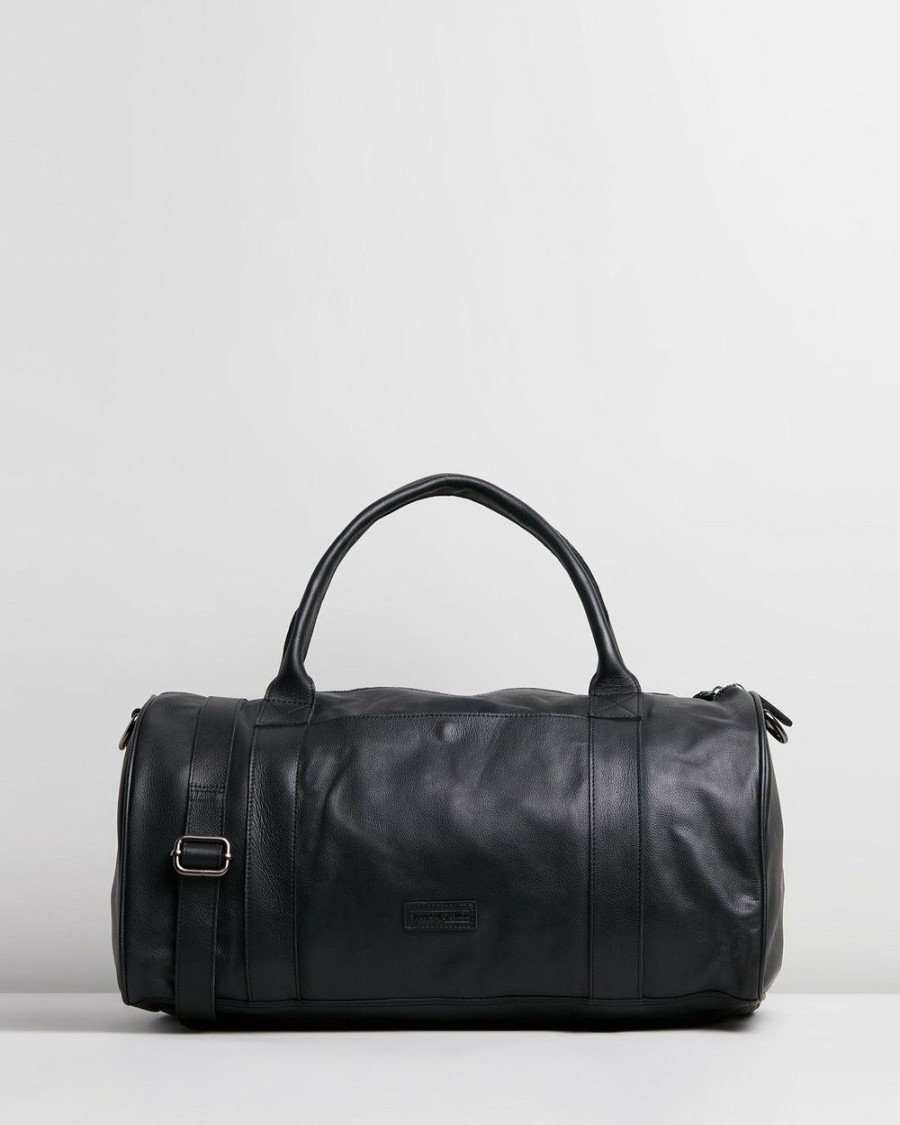 Bags * | Stitch & Hide Globe Weekender Black