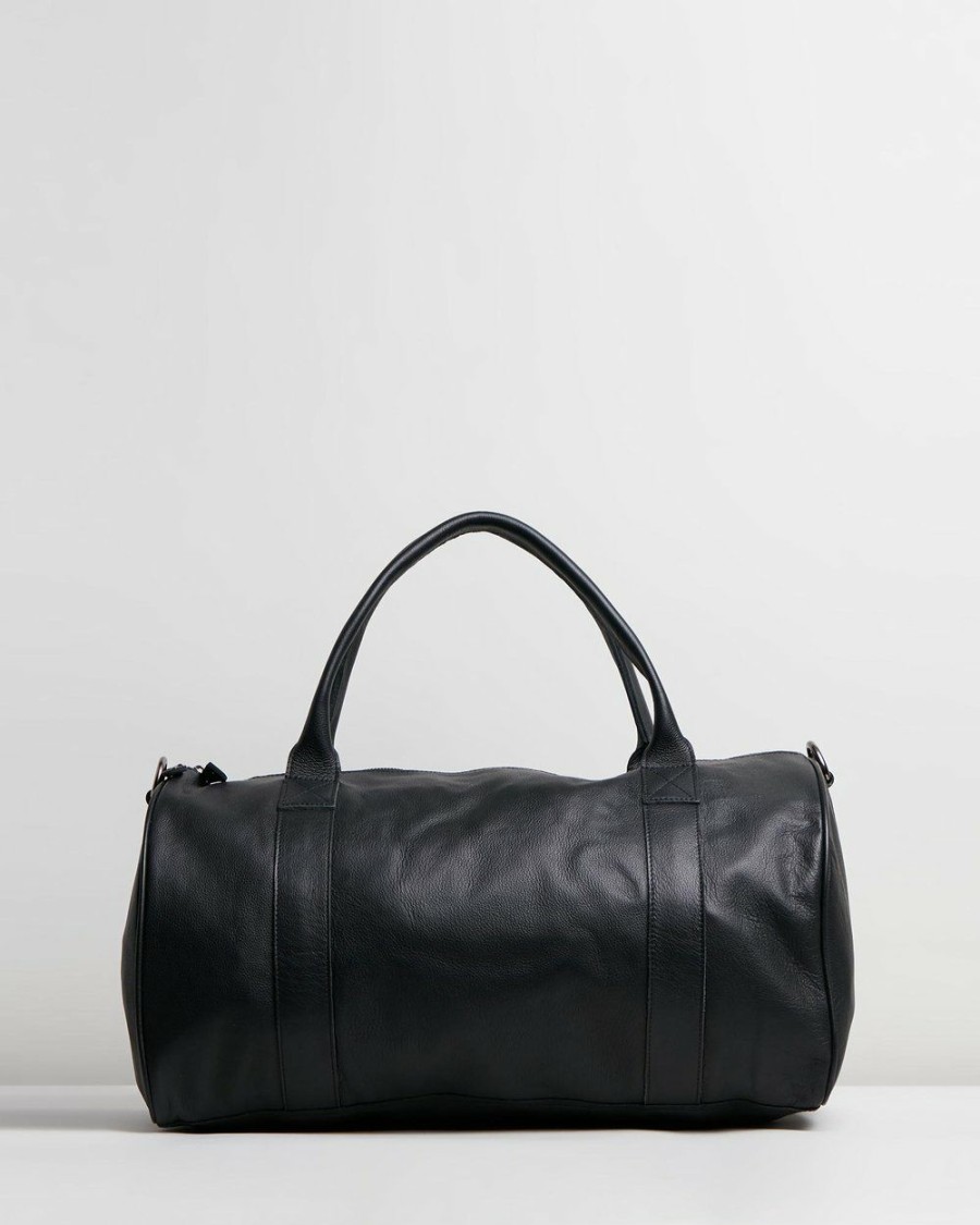 Bags * | Stitch & Hide Globe Weekender Black