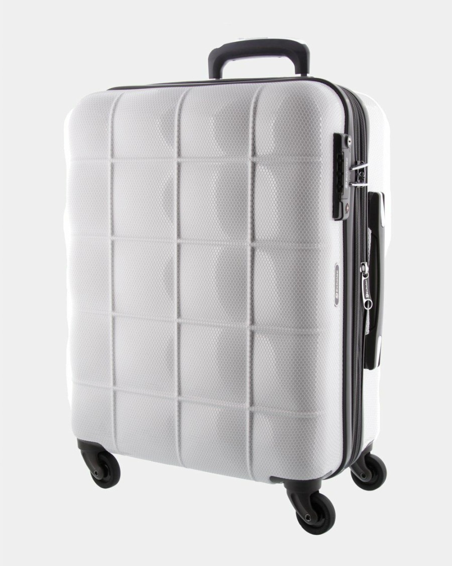 Travel Bags * | Echolac Japan Durban Echolac On-Board Hard Side Case White