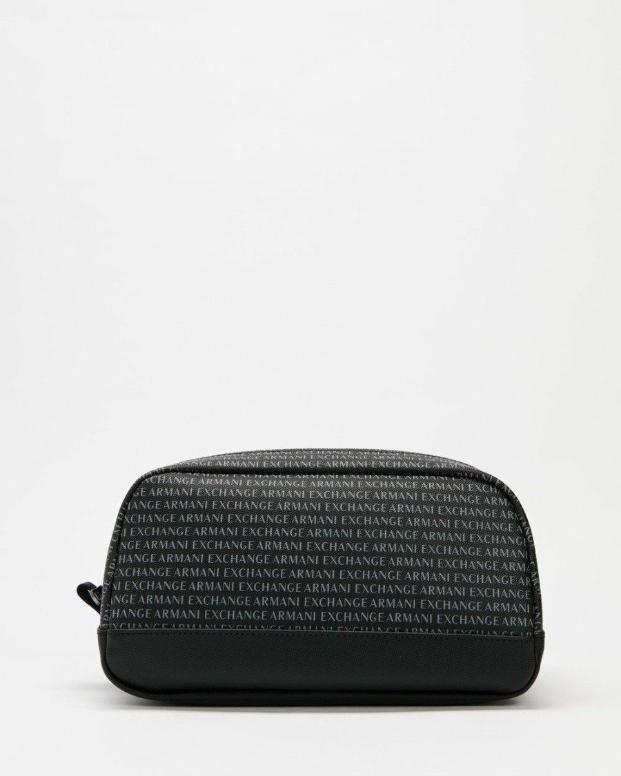 Bags * | Armani Exchange Beauty Case Men'S Black