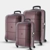 Travel And Luggage * | Echolac Japan Florence Hard Side 3 Piece Set Burgandy