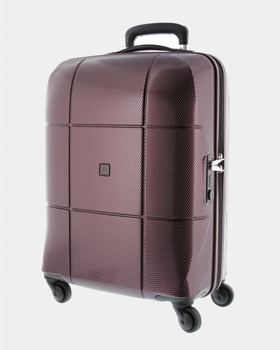 Travel And Luggage * | Echolac Japan Florence Hard Side 3 Piece Set Burgandy