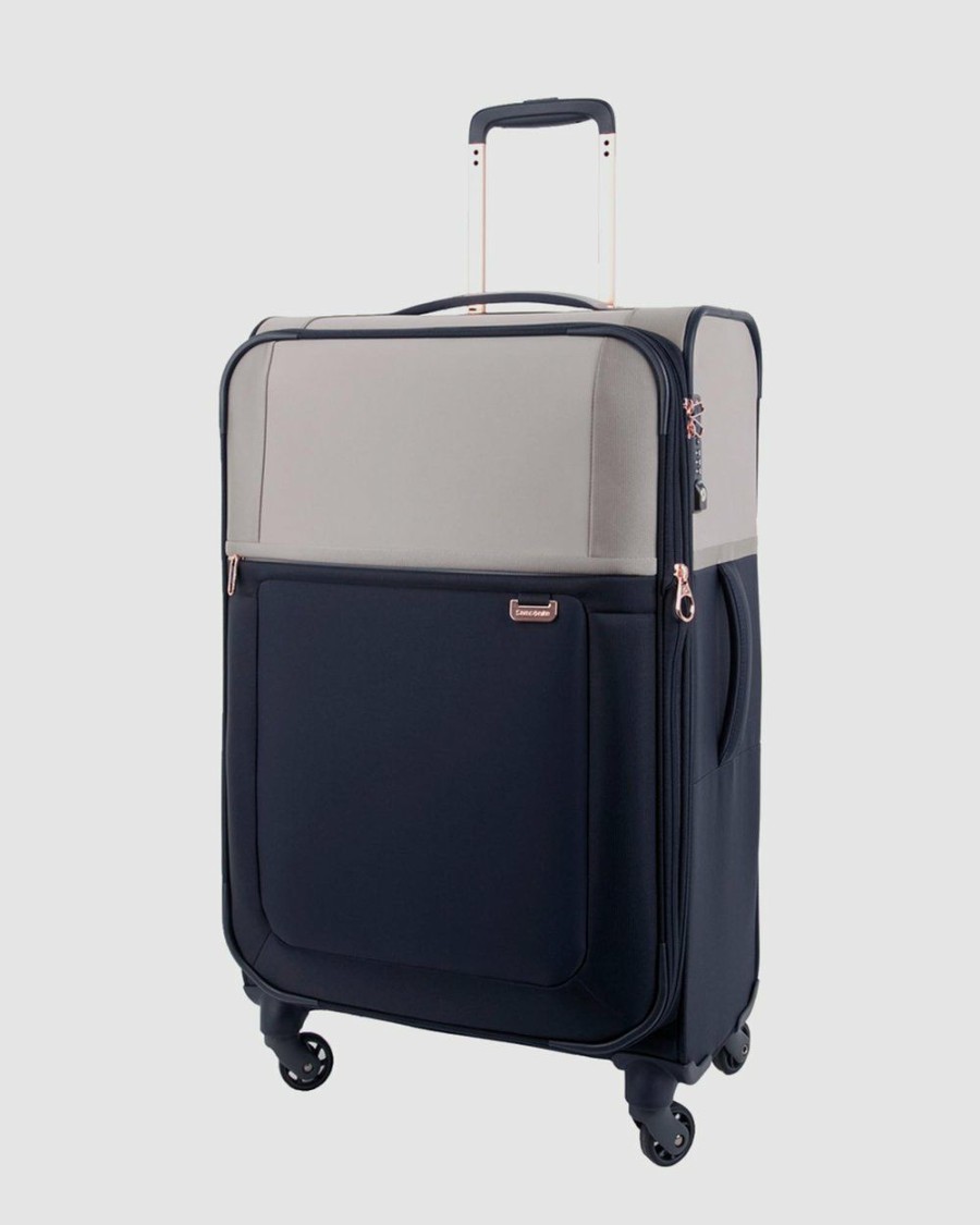 Travel And Luggage * | Samsonite Uplite Softside 71Cm Spinner Pearl & Blue