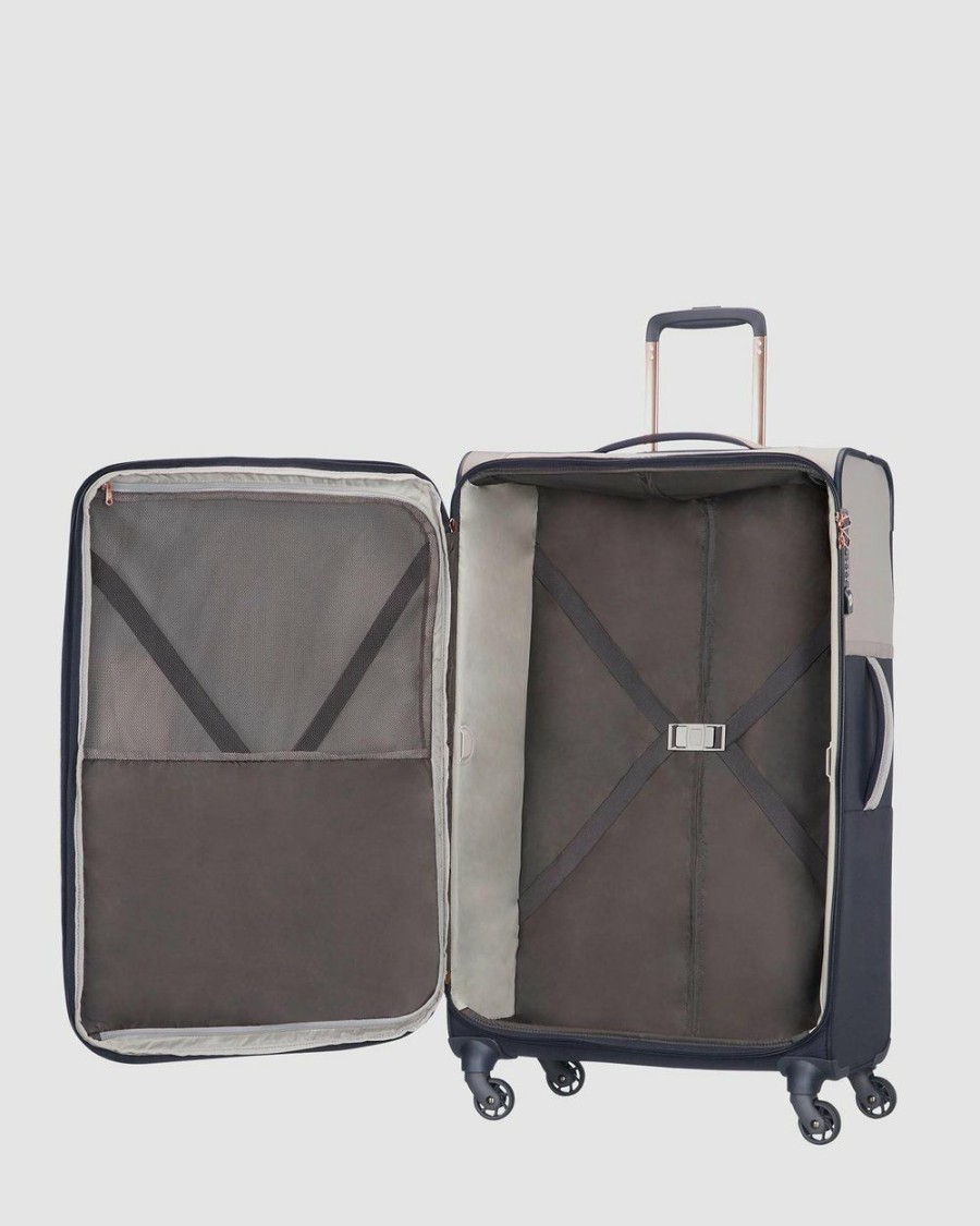 Travel And Luggage * | Samsonite Uplite Softside 71Cm Spinner Pearl & Blue